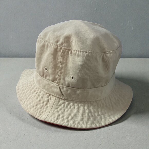 Y2K Tennessee Volunteers Reversible Bucket Hat Kids Orange Cream 2000s - Picture 2 of 4